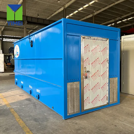 Innovative Anti-Corrosion Wastewater Treatment Plant with Mbbr Mbr Ec Technology Wastewater Treatment Plant